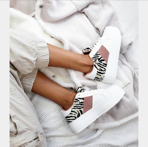 🚨Fall Essential sneaker pink tiger platform - Picture 2 of 5